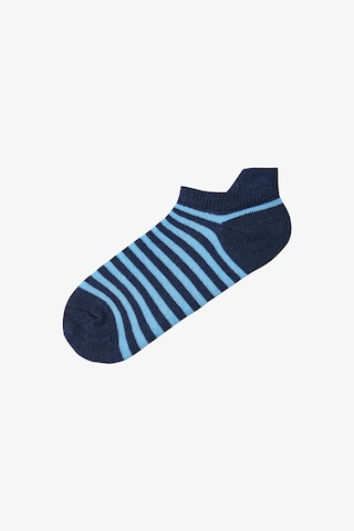Penti Mavi Erkek Çocuk Royal Stripes 4'lü Tab Patik Çorap