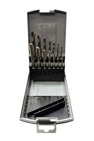 Maier 14 Parça Matkap Uçlu Düz Kılavuz Takımı