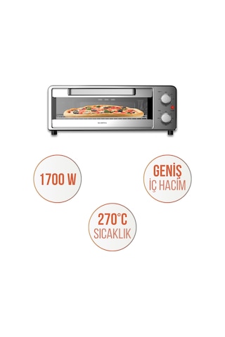 Kumtel HPO-01Mini Pizza Fırını ve Hava Fritözü Airfryer