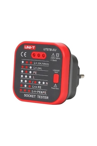 Unı-T Ut07B-Eu Priz Ve Rcd Test Cihazı Unı-T Ut07B-Eu Priz Ve Rcd Test Cihazı