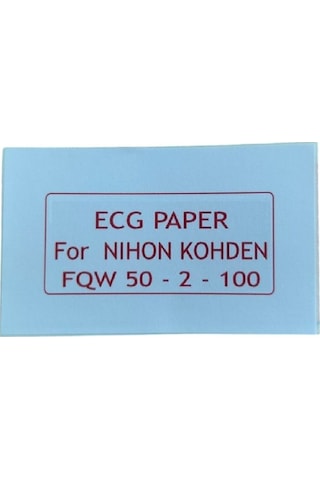 Ecg Kağıdı Nihon Kohden Fqw 50-2-100 Z Katlamalı 1 Adet 200 Sayfa