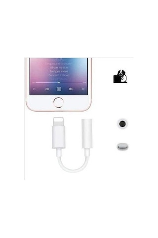 Bs Paleon Lightning To Aux 3.5mm Kulaklık Çevirici Dönüştürücü Adapt