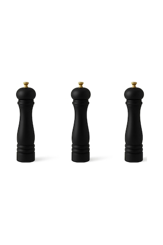 42 Cm Baharat Öğütücü Ve Manuel El Değirmeni Siyah