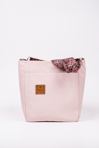 Fabric Craft Bag Omuz Çanta Kumaş Pembe Açık Pembe