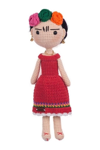 Amigurumi Frida Organik Oyuncak-uyku Arkadaşı Frida-örme Bebek