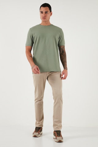 Buratti Streç Pamuklu Slim Fit Sıfır Yaka Erkek T Shirt 5902639 Elma