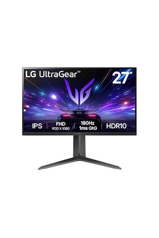 Lg UltraGear 27GS65F-B 27" 1 MS 180 Hz G-Sync FHD IPS LED Monitör