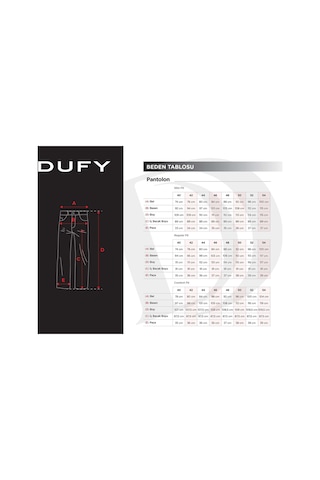 Dufy Beyaz Erkek Modern Fit Jean - 59192 Beyaz