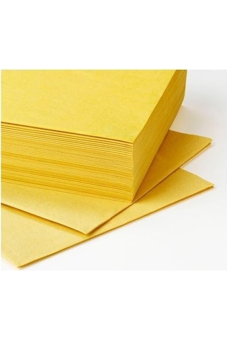 IKEA Fantastisk 50 Adet Peçete 40x40 cm - Sarı