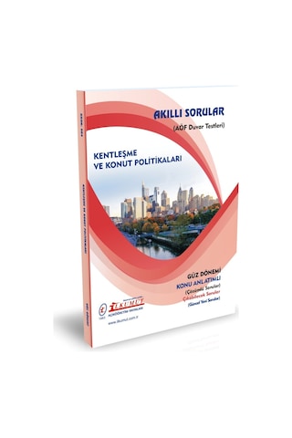 İlkumut Yayınları - Kentleşme Ve Konut Politikaları Konu Anlatımlı - Çözümlü Sorular İlkumut Yayınları - Kentleşme Ve Konut Politikaları Konu Anlatımlı - Çözümlü Sorular