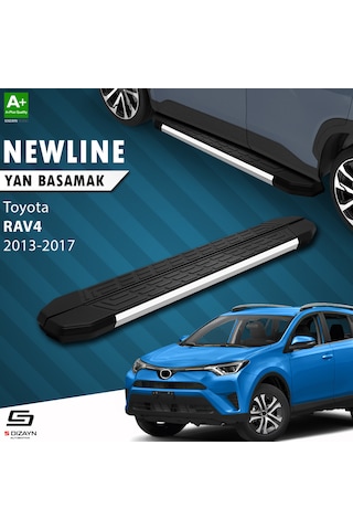 S-dizayn Toyota Rav 4 4 Newline Krom Yan Basamak 173 Cm 2013-2017