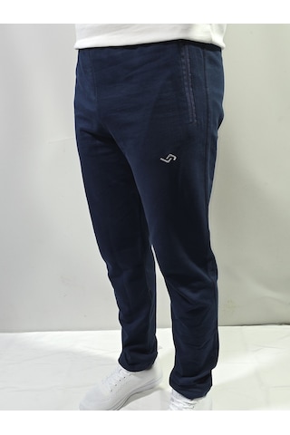 Jump Erkek Slim Fit Pamuklu 2 İplik Eşofman Altı Lacivert