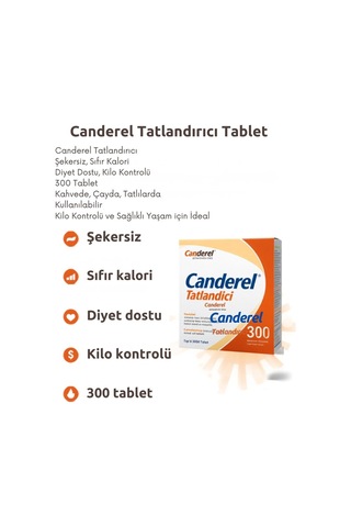 Canderel 18 Mg 300 Tablet