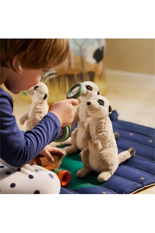 Sandlöpare Yumuşak Oyuncak, Bej, 20 Cm, Mirket Bej
