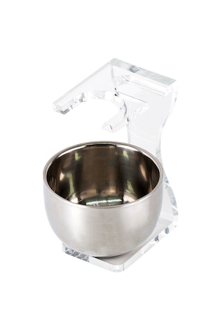 Mufunye Erkekler İçin Akrilik Sakal Fırçası Standı - Paslanmaz Çelik Köpük Kabı İle Birlikte Siyah/şeffaf Seçenekli Diğer