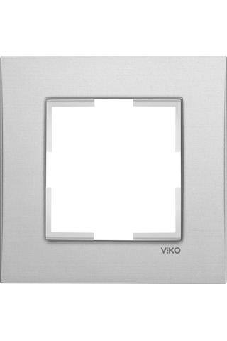 Viko Novella Eloxal Gümüş Metal Tekli Çerçeve - 92192321