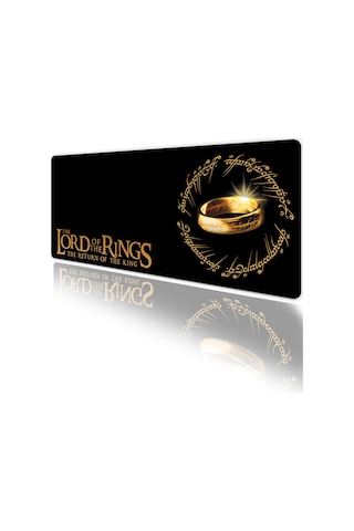 Lotr Yüzüklerin Efendisi Oyun Gaming Klavye Mouse Pad Kaymaz Taban Kenarları Dikişli Su Geçirmez Masa Matı 70x30 Cm