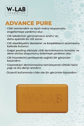 W-Lab Cosmetics Advance Pure Sabun 125 G