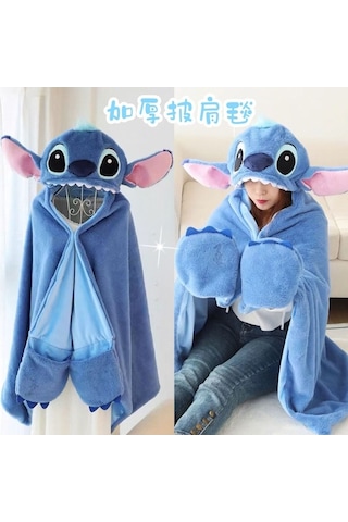 Flybuy Yeni Unisex Siesta Sıcak Sevimli Şal Yumuşak Öğrenci Ofis Kış Karikatür Kalın Hqgoodstore Battaniye Wj Diğer