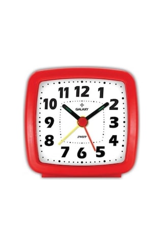 Galaxy Premium Serisi Ms100 Masa Üstü Çalar Saat Kırmızı