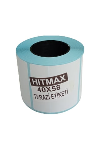 40X58 TERAZİ ETİKETİ 1.KALİTE (TAM METRAJ)