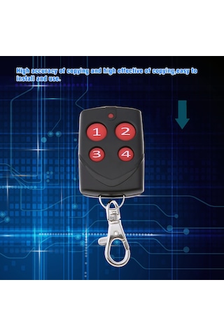 Aubyhe 300-915mhz 4 Tuşlu Kopyalama Kumandasý - Garaj Kapýsý, Elektrikli Kapýlar, Araçlar İçin Kablosuz Kumanda 1 Adet