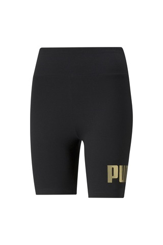 Puma Essential+ Metallic 7 Siyah Kadın Kısa Tayt 586895 01 Siyah