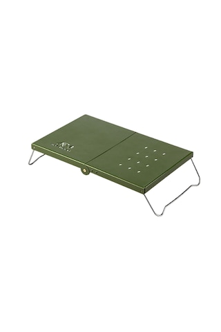 Dolıty Mini Kamp Masası Çok Amaçlı Yan Masa Açık Yeşil Yeşil Çok Renkli
