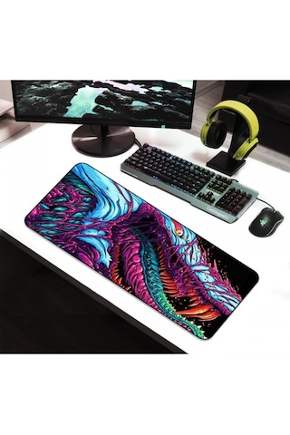 Hyp 90x40 Cm Speed Kaymaz Taban Dikişli Mouse Pad Oyuncu Gamer