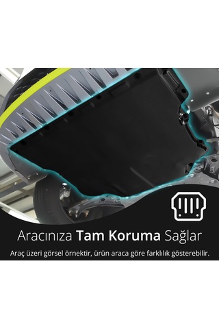 Citroen Ds4 Çelik Karter Muhafaza Koruma 2010 2011 2012 2013 2014 2015 2016 2017 2018 2019 2020 2021