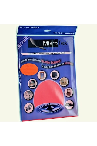 Mikrotex Çok Amaçlı Mikrofiber Cam Ve Temizlik Bezi 40X50 Cm. 6 Adet