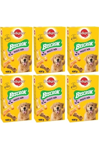 Pedigree Biscrok Original Köpek Ödül Bisküvisi 6 x 500 G