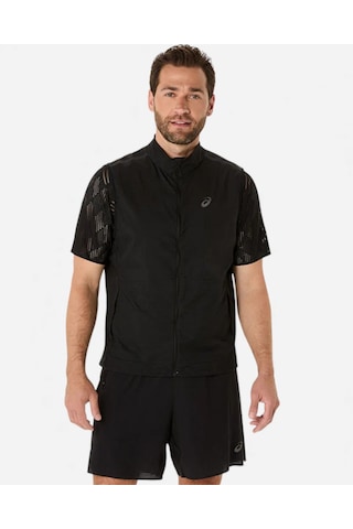 Asics Metarun Packable Gılet Erkek Siyah Yelek 2011c980-001