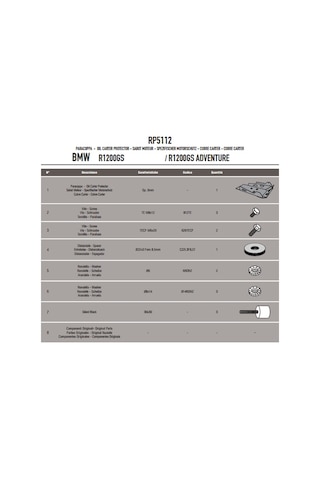 Givi Rp5112 Bmw R1200Gs-R1200Gs Adventure 13-18 -R1200R/Rs 15-1