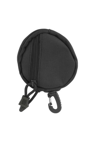 Hangfox Erkek Spor Tipi Kanvas Cüzdan, Çok Amaçlı Anahtar Kılıfı, Yüksek Kapasiteli, Düşme Engellli, Siyah Renk