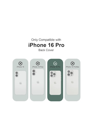 Apple iPhone 16 Pro İle Uyumlu Telefon Kılıfı Kadife Iç Yüzey Soft Tasarım Lansman Kılıf