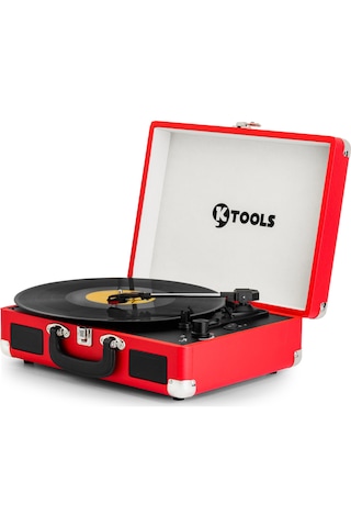 Ktools Nostalgia Bluetooth K344 Pikap - Kırmızı