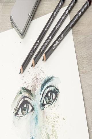 Art Liva 300 Gr 20 Yp A5 Cretacolor6'lı Aquarell Sulandırılabilir Fırçalı Rulo Kalemlik Seti