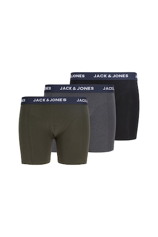 Jack & Jones Erkek 3'lü Boxer Paketi - Lamp - 12308053 Forest Night