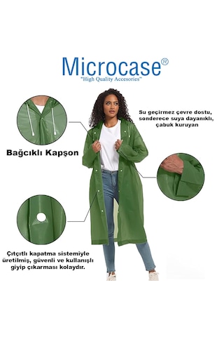 Microcase Erkek Ve Kadınlar İçin Rüzgar Ve Yağmur Koruyucu Yağmurluk Al4665