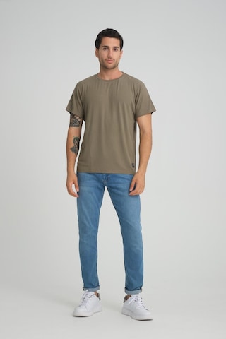 Alexander Gardi Alexandergardı Fitilli Bisiklet Yaka Regular Fit T-shirt E24-083 00 001