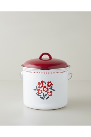 English Home Bright Parade Emaye Bakraç 20 Cm Kırmızı Kırmızı