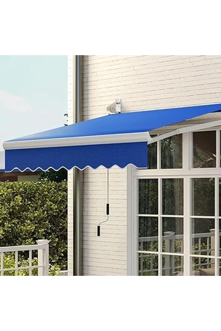 Bu Yedek Bahçe Tentesi 6,5 X 5 Ft / 200 X 150 Cm %100 Polyester Tente, Güneşlik, Teras, Balkon Uv Koruması Veranda Tente Yedek Brandası 4,5 X 3 M 14 Diğer