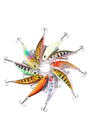 5 Gr, 5 Cm Zıpır Maket Yapay Balık - Balık Yemi-noktalı Karides