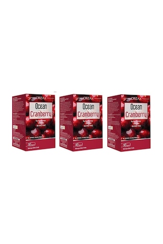 Ocean Cranberry 30 Kapsül 3 Adet