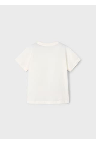 United Colors Of Benetton Mayoral İşlemeli Erkek Çocuk Tişört 3026 Bej