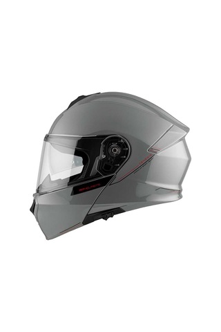 Mt Genesıs Sv Solıd A12 Parlak Gri Çene Açılır Kask Gri