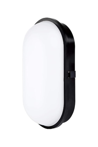 Su Geçirmez 20w Siyah Kasa Gün Işık 4200k Bahçe Teras Banyo Gün Işığı