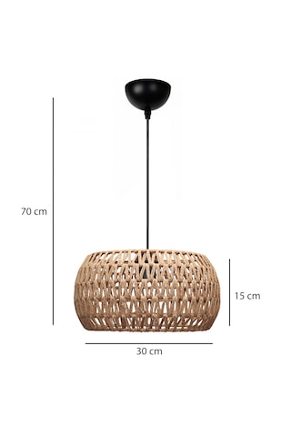 Homing Miranda El Yapımı Natural Avize Sarkıt Sl014 Bej