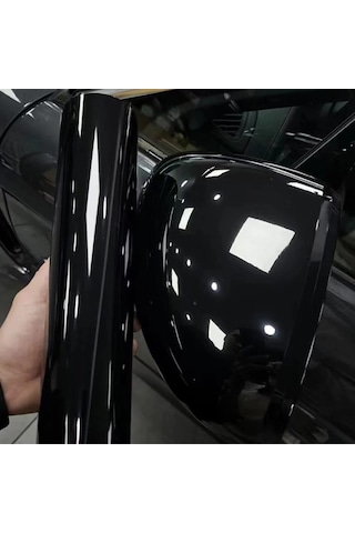 Piano Black Siyah Hava Kanallı Parlak Jelatinli 50cmx1metre